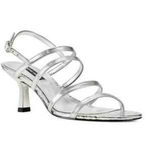 Nine West Strappy Sandals in Silver